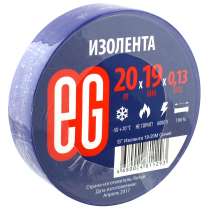 Изолента пвх Еврогарант 19 мм*20 м., морозостойкая цветная, в Домодедове