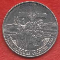 Канада 1 доллар 1984 г. 450 лет экспедиции Жака Картье, в Орле