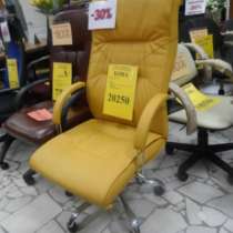 Бона хром желтый офисное кресло, в Пензе