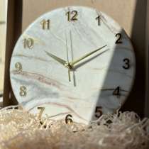 Часы из эпоксидной смолы, дизайнерские часы, в Каспийске