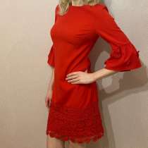 Платье женское молодёжное красное, производство Турция, в Москве