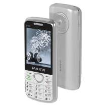Телефон мобильный MAXVI P10 Silver, в г.Тирасполь