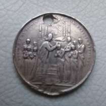 Раритетный серебряный медальон анабаптистов 17-18 век, в г.Тбилиси