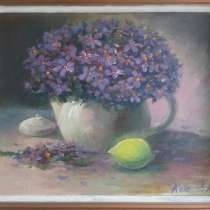 Картина "Букет в чайнике", в Москве