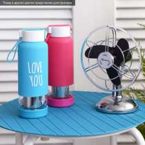 Бутылка Colored (разные цвета) / Голубой, в Москве