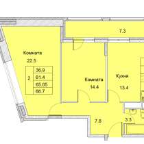 2-х комнатная квартира улица Советская, дом 6, площадь 65,05, в Королёве