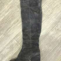 Ботфорты натуральная замша, мех, в Кирово-Чепецке