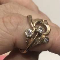 Золотое кольцо с бриллиантами, в Симферополе