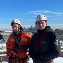 Промышленные альпинисты, монтаж, высотные работы, в Санкт-Петербурге