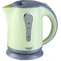 Чайник электрический Delta DL-1008 Зеленый Серый 1л, в г.Тирасполь