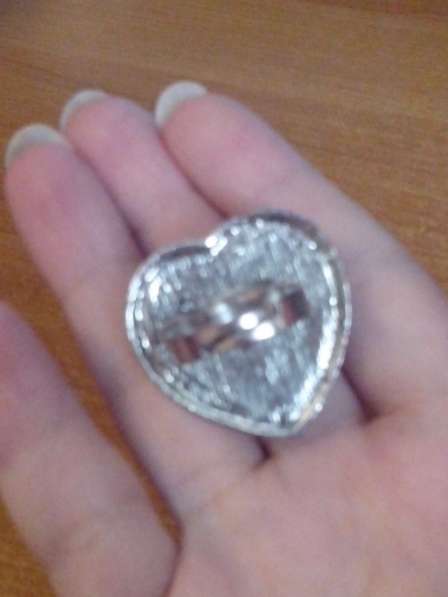 Кольцо с перстнем в виде сердца в Севастополе фото 5