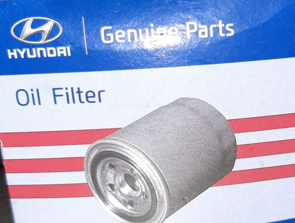 Фильтр масляный для Hyundai/Kia в фото 3