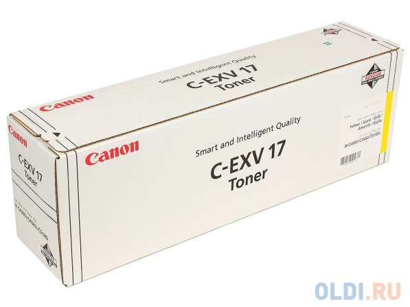 Тонер-картридж оригинальный Canon C-EXV17/GPR-21 Yellow(желт