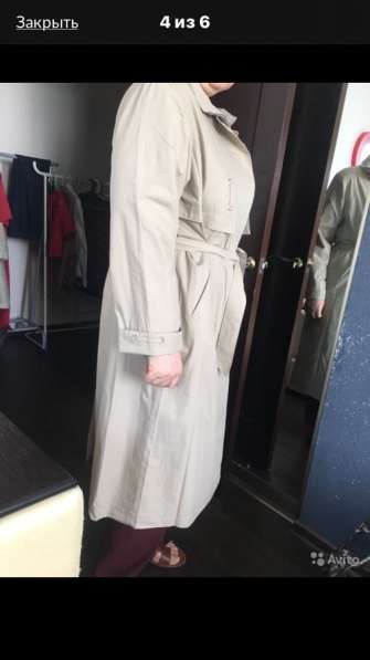 Плащ женский бежевый в Москве фото 4