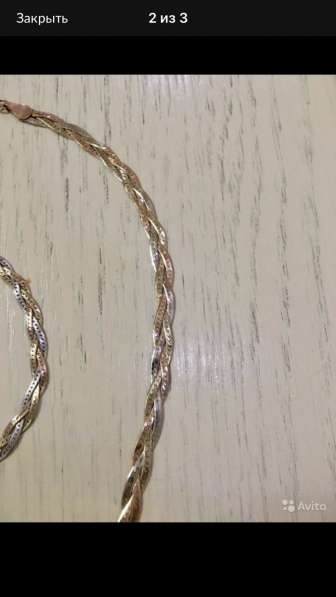 Золотые комплект (цепь+браслет) в Тюмени