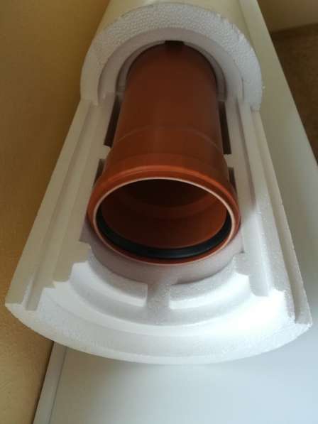 Трубная теплоизоляция Пенощит 110х50 мм. (скорлупа ППС)