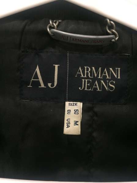 Armani jeans original куртка кожаная в Санкт-Петербурге