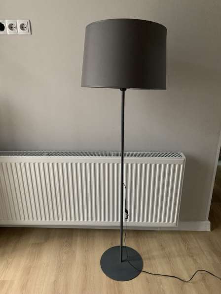 Торшер. Floor lamp in grey color в 