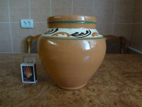 Горшок керамический, Опошня, УССР в фото 4