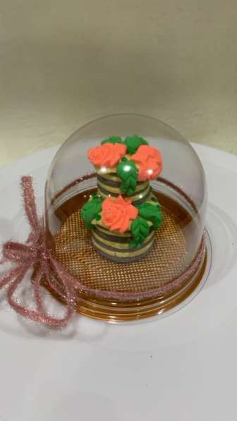 Пирожное из воздушного пластилина Покрытое лаком в Казани фото 16