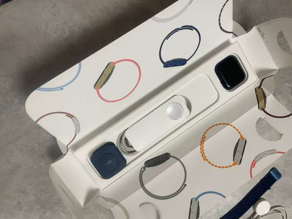 Смарт часы Apple 44 mm синий цвет