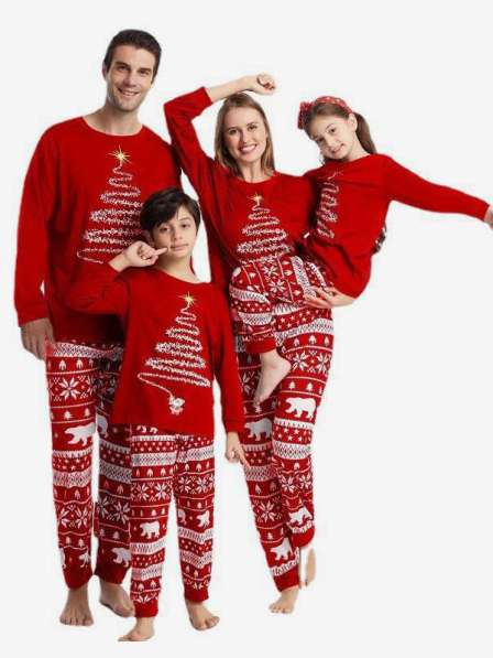 Рождественские пижамы в фото 3