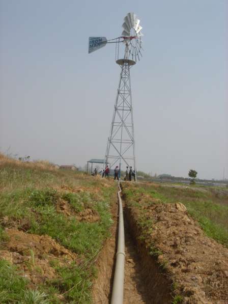 Ветронасос IronMan для подъема воды из скважин и колодцев в фото 6