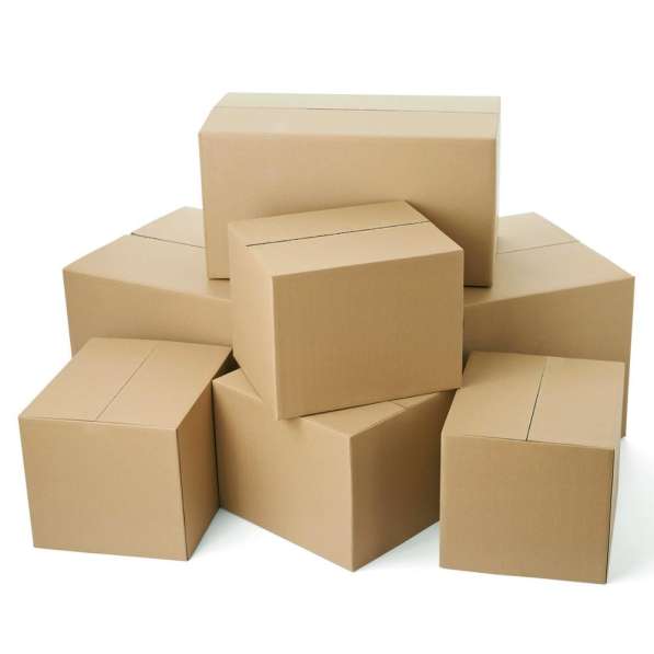 Картонные коробки, упаковочный материал