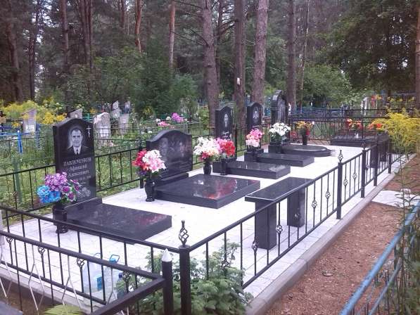Благоустройство мест захоронений в фото 3