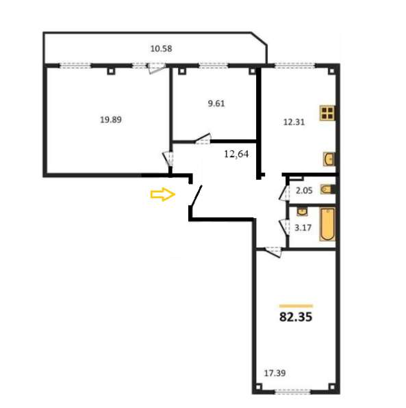 3-квартира с ремонтом, новый дом-сдан! Первоуральск в Первоуральске фото 14