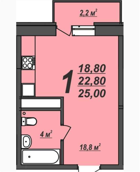 Продам однокомнатную квартиру в Тверь.Жилая площадь 25 кв.м.Этаж 3. в Твери фото 13