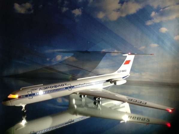 Модель самолета Ил-62.1/100.Пластикарт в Иркутске фото 4