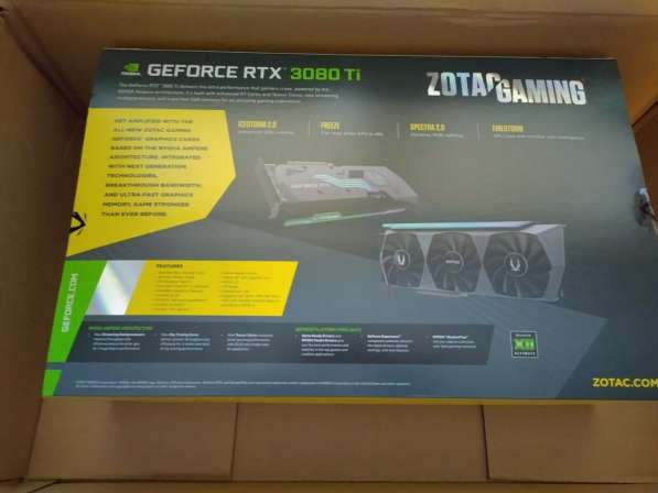 Видеокарта ZOTAC GAMING GeForce RTX 3080 Ti AMP Holo 12 ГБ в Москве фото 3