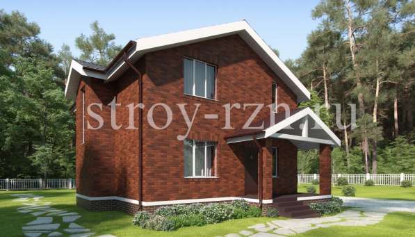 Готовые проекты коттеджей в Рязани фото 22
