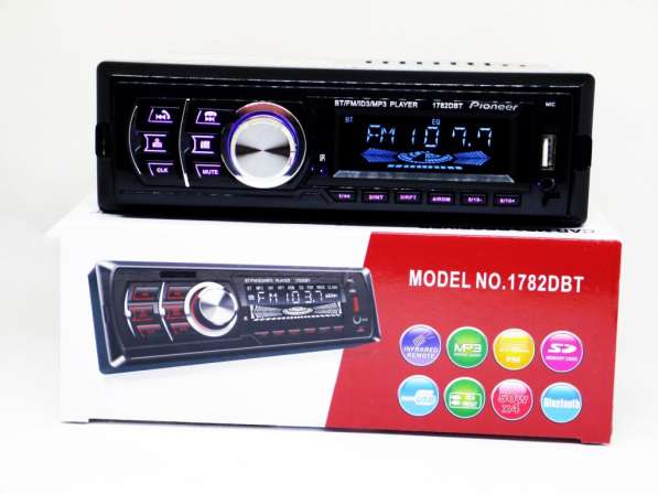 Автомагнитола Pioneer 1782DBT - Bluetooth MP3 Player, FM в фото 5