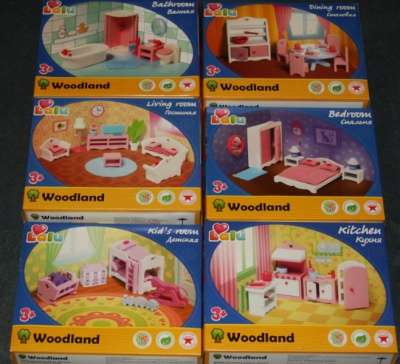 Игрушечные мебельные наборы Woodland для в Кыштыме фото 3