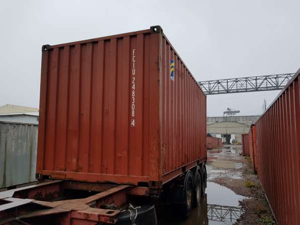 Аренда контейнеров 20 футов б/у в Санкт-Петербурге