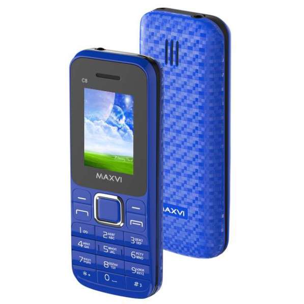 Телефон мобильный MAXVI C8 BLUE