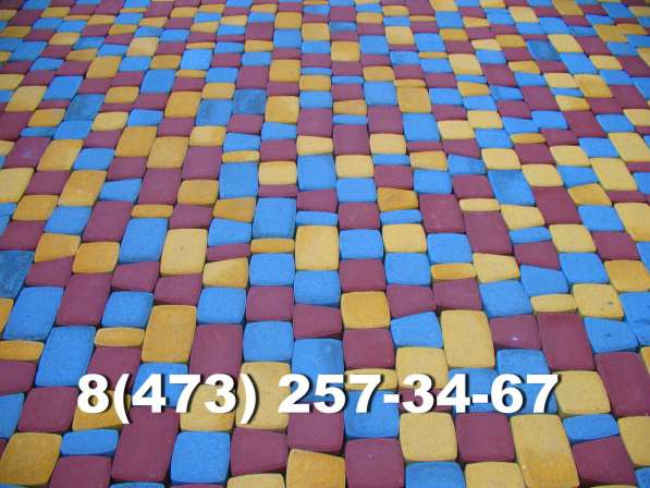 Укладка тротуарной плитки и брусчатки в Воронеже фото 11