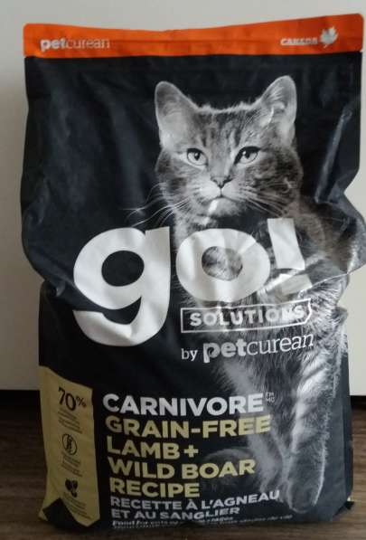 Сухой корм для кошек и котят GO!Carnivore,беззерновой.7,26кг в Москве фото 5