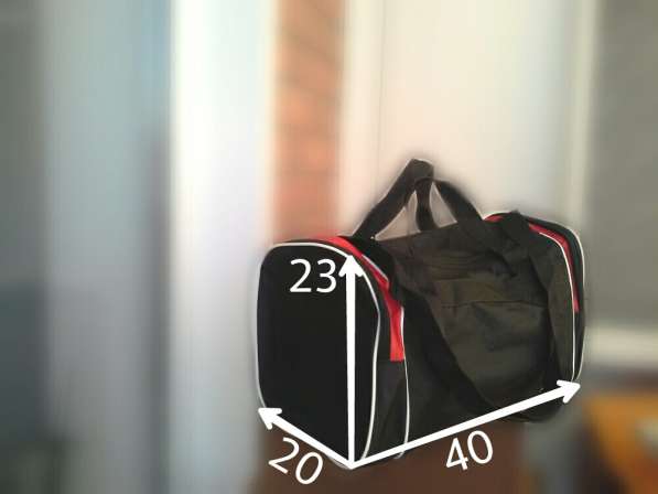 Спортивная сумка с лямкой через плечо. 3 кармана в Волгодонске