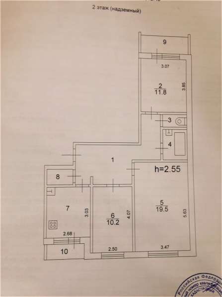 Продам трехкомнатную квартиру в Тверь.Жилая площадь 72 кв.м.Этаж 2.Есть Балкон. в Твери