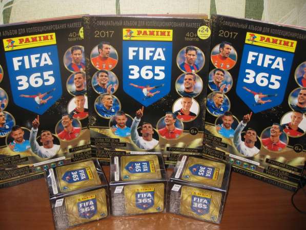 Коллекция наклеек Panini FIFA 365 (альбом+блок)
