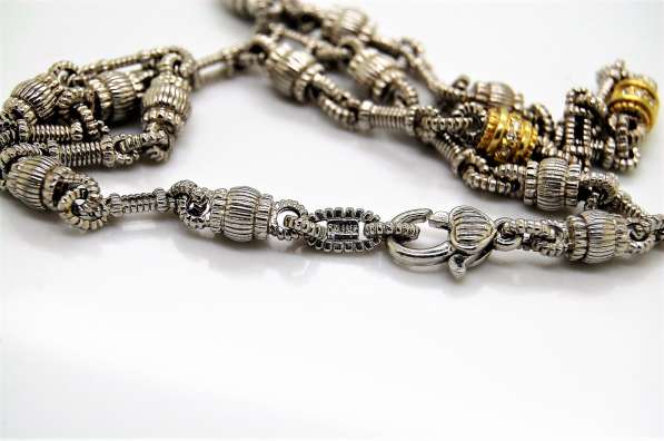 Ожерелье Judith Ripka с бриллиантами. Серебро и золото 18k в Москве фото 4