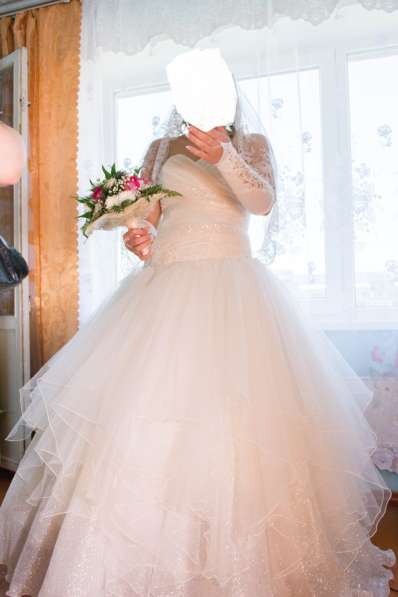 Красивое свадебное платье в Красноярске фото 3