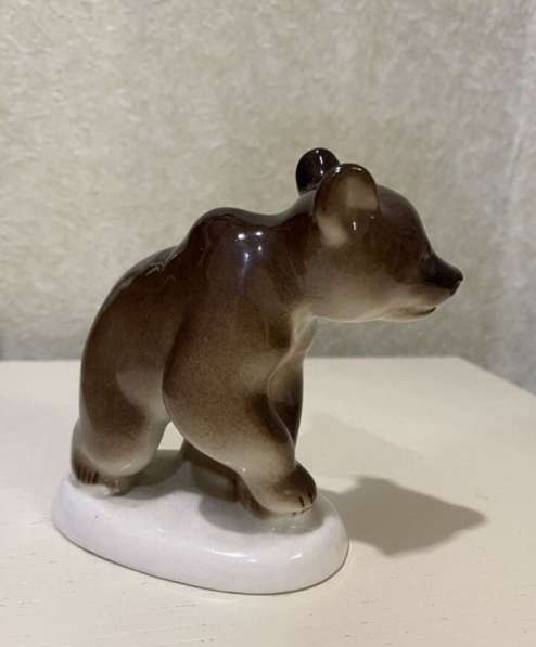 Фарфоровая статуэтка медведь лфз в Липецке фото 4