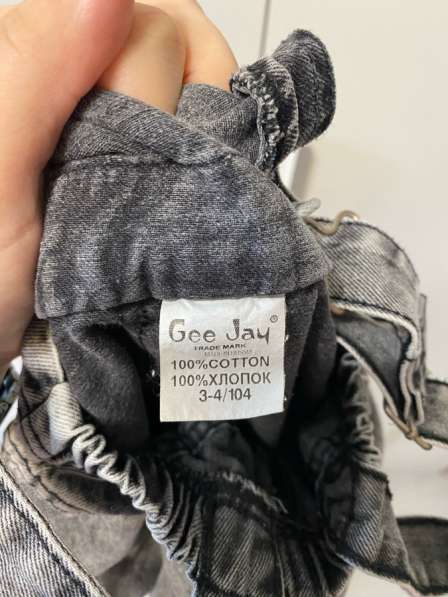 Джинсовый детский комбенизон 104 в Москве фото 3