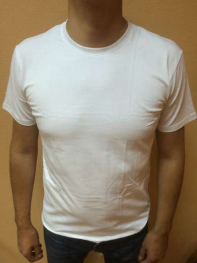 Белые футболки премиум класса оптом