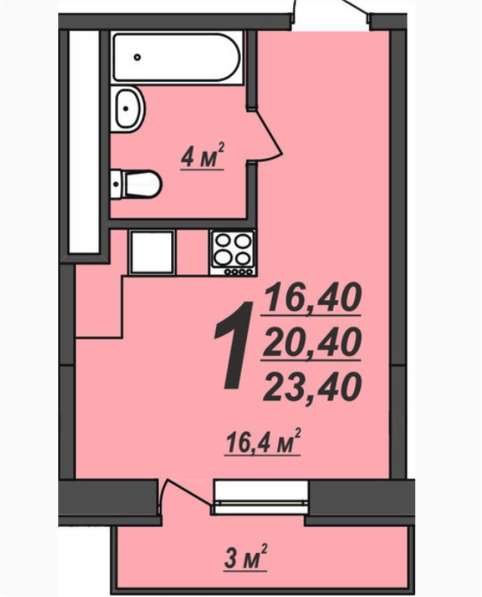 Продам однокомнатную квартиру в Тверь.Жилая площадь 23,40 кв.м.Этаж 7. в Твери фото 27