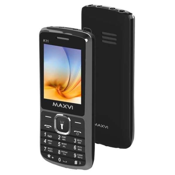 Телефон мобильный MAXVI K11 Black